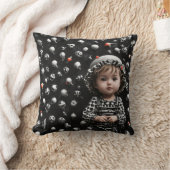 子，ベビー，幸せ，愛，喜び，喜び，静まり クッション (ブランケット)