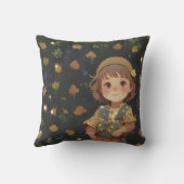 子，ベビー，幸せ，愛，喜び，喜び，静まり クッション (裏面)