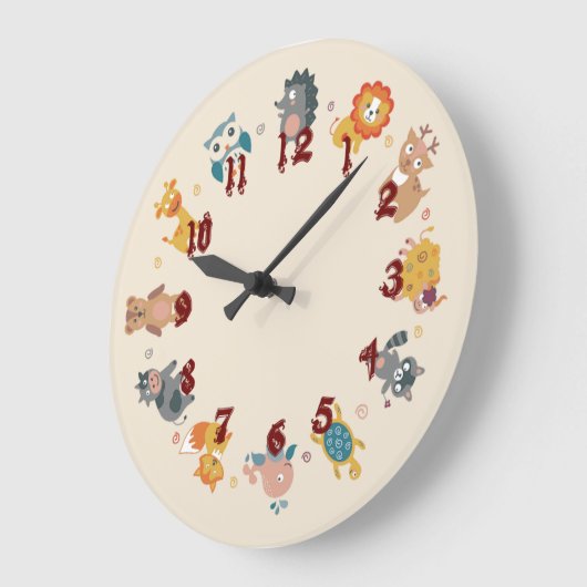 子 ラージ壁時計 (傾斜)