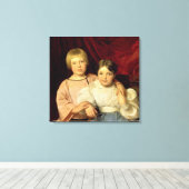 子， 1834 キャンバスプリント (インサイチュ (ウッドフロア))