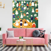 子， 1908 キャンバスプリント (インサイチュ (リビング))