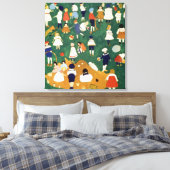 子， 1908 キャンバスプリント (インサイチュ (寝室))