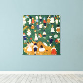 子， 1908 キャンバスプリント (インサイチュ (ウッドフロア))