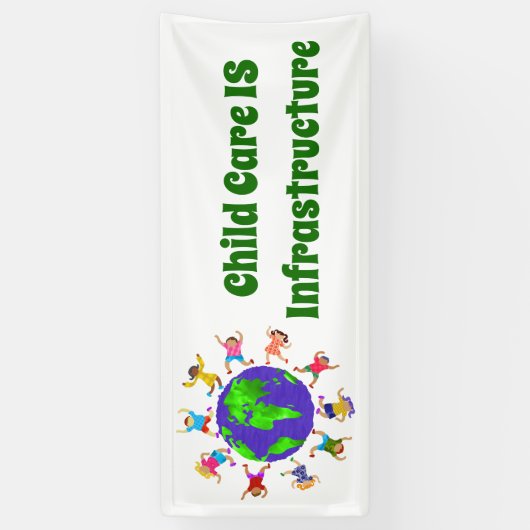 子IS気にインフラスチャ 横断幕 (縦)