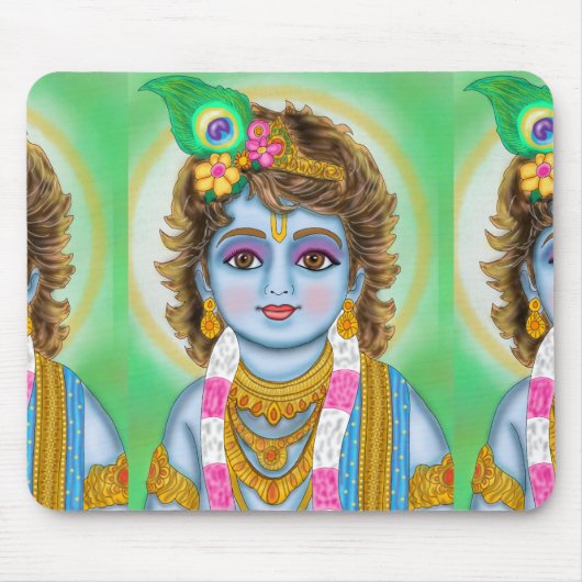 子Krishnaマウスパッド マウスパッド (正面)
