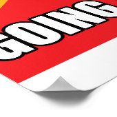 孔子がバンコクに行くと言う ポスター (角)