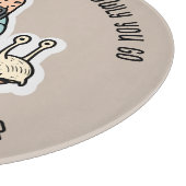 孔子とカタツムリ カッティングボード (角)