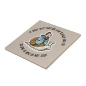 孔子とカタツムリ タイル (側面)