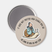 孔子とカタツムリ マグネット (正面/裏面)