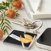 孔子のおみくじ入りクッキー キーホルダー (正面右)