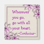 孔子の引用(1) – マグネットやる気を起こさせる マグネット (正面)