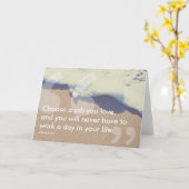 孔子の成功引用文 カード (黄色い花)