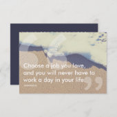 孔子の成功引用文 招待状 (正面/裏面)