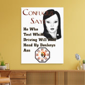 孔子はキャンバス印刷だと言う キャンバスプリント (インサイチュ (リビング))