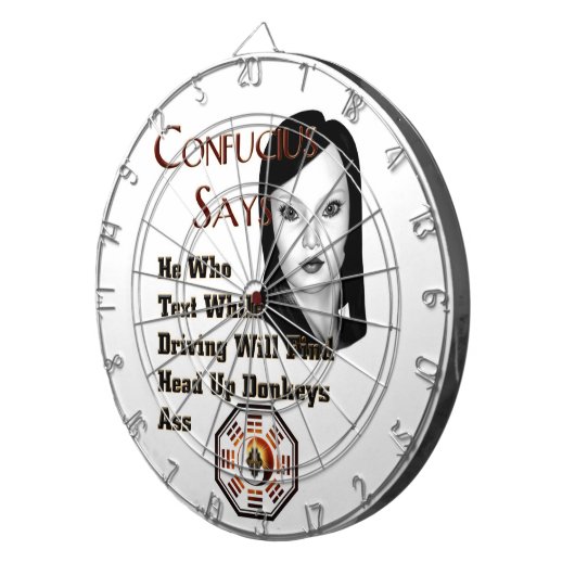 孔子は言う ダーツボード (正面右)