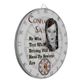 孔子は言う ダーツボード (正面左)