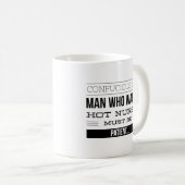 孔子は- RNのギフトのアイディアを言います コーヒーマグカップ (正面右)