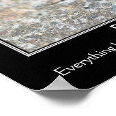 孔子引用文美しいチカダやる気を起こさせる ポスター (角)