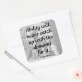 孔子引用文 スクエアシール (封筒)