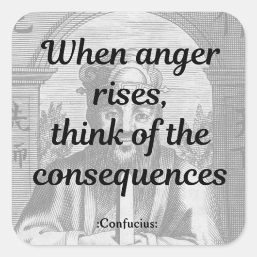 孔子引用文 スクエアシール (正面)