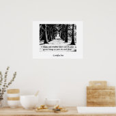 孔子引用文 – ポスター (キッチン)