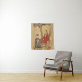 孔子、ラオス語tzuおよび仏教のArhat タペストリー (インサイチュ)