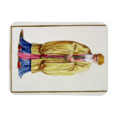 孔子（紀元前551年～479年）、「エスタンペスの再叙述」より マグネット (横)