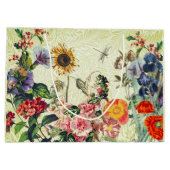 孔雀およびウィリアム・モリス抱き枕 ラージペーパーバッグ (裏面)