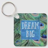 孔雀かわいらしの羽 キーホルダー (正面)