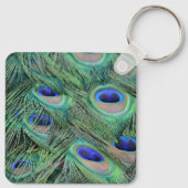 孔雀かわいらしの羽 キーホルダー (裏面)