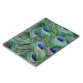 孔雀かわいらしの羽 ノートブック (左側)