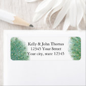 孔雀かわいらしの羽 ラベル (インサイチュ)