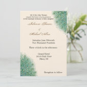 孔雀かわいらしの羽 招待状 (スタンド正面)