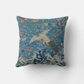 孔雀が付いている清王朝のランクのバッジ クッション (裏面)