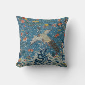 孔雀が付いている清王朝のランクのバッジ クッション (正面)