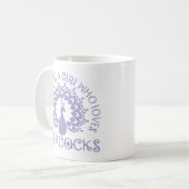 孔雀が大好きな女の子 コーヒーマグカップ (正面左)