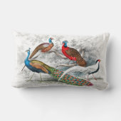 孔雀とキジ – Oliver Goldsmith - ランバークッション (裏面)