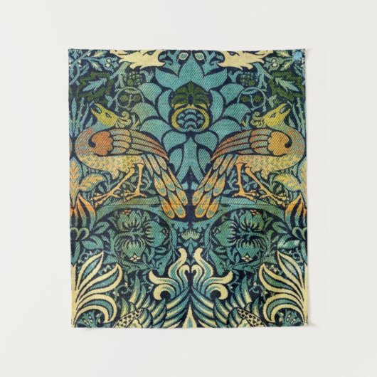 孔雀とドラゴンウィリアム・モリス タペストリー (正面)