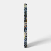 孔雀とドラゴン ウィリアム・モリス iPhoneケース (左側面)