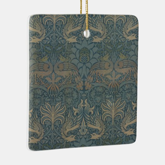 孔雀とドラゴンbyウィリアム・モリス セラミックオーナメント (右)