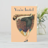 孔雀とレディ 招待状 (スタンド正面)