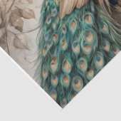 孔雀とロマンチックなバラ- Decompage - 薄葉紙 (詳細)