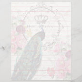 孔雀と春の花 (正面)