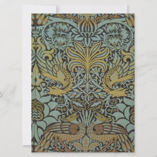 孔雀と竜（ウィリアム・モリス著） カード (正面)