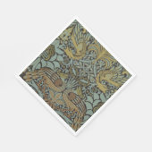 孔雀と竜（ウィリアム・モリス著） スタンダードランチョンナプキン (角)