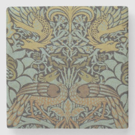 孔雀と竜（ウィリアム・モリス著） ストーンコースター