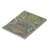 孔雀と竜(ウィリアム・モリス著) ノートパッド (回転)