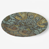 孔雀と竜（ウィリアム・モリス著） ペーパープレート (アングル)