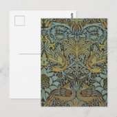 孔雀と竜（ウィリアム・モリス著） ポストカード (正面/裏面)