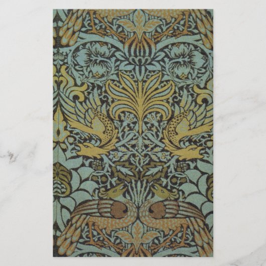 孔雀と竜（ウィリアム・モリス著） 便箋 (正面)